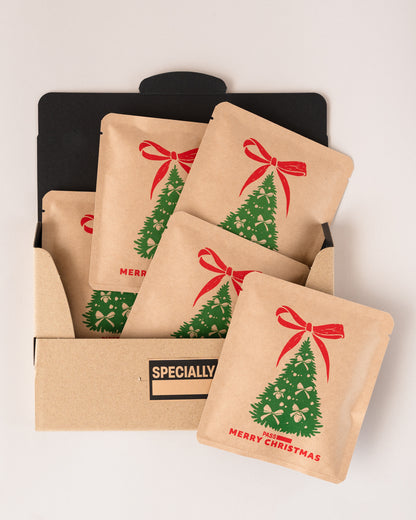 コーヒーが選べる クリスマス限定ドリップバッグ ギフトボックス（5個入り）