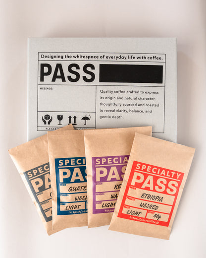 コーヒー豆 50g 4種類 飲み比べギフトボックス