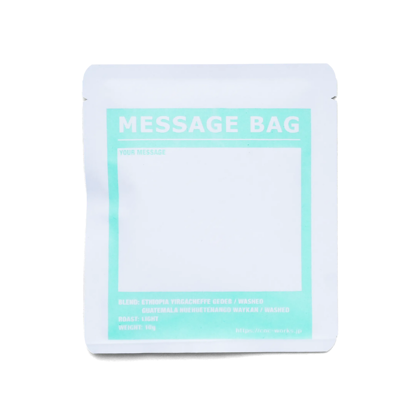 Message drip bag / BLEND