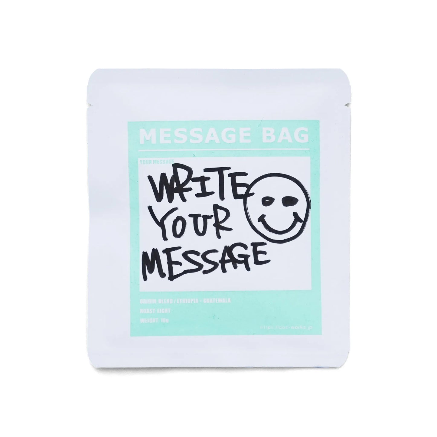 Message drip bag / BLEND